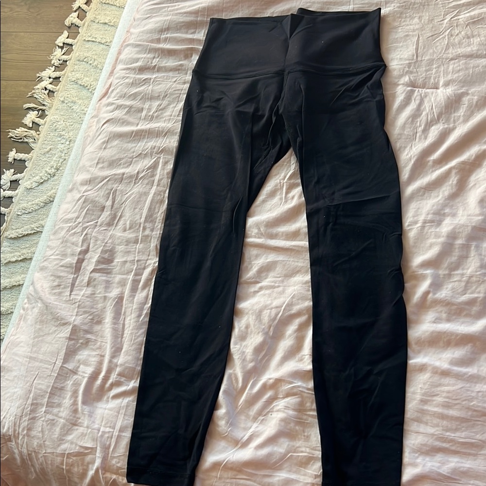 High-Waisted Black Leggings